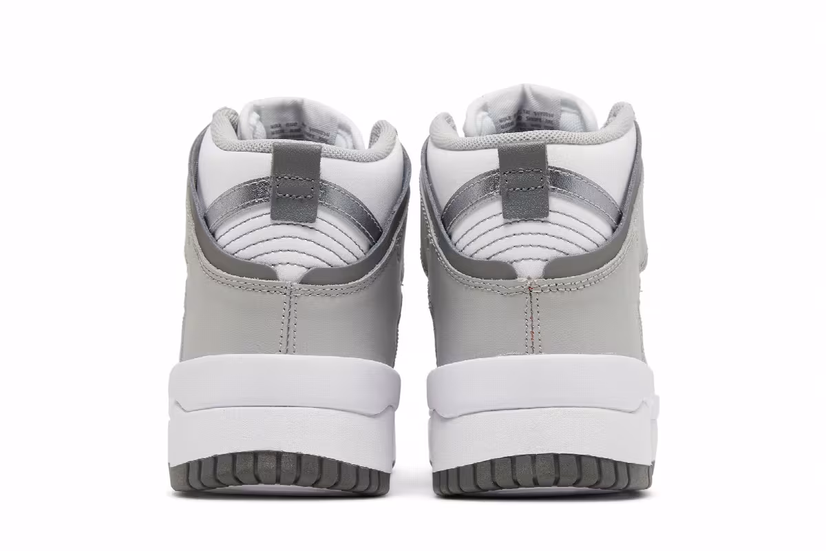 Nike Women's Dunk High Up Light Smoke Grey, view 7