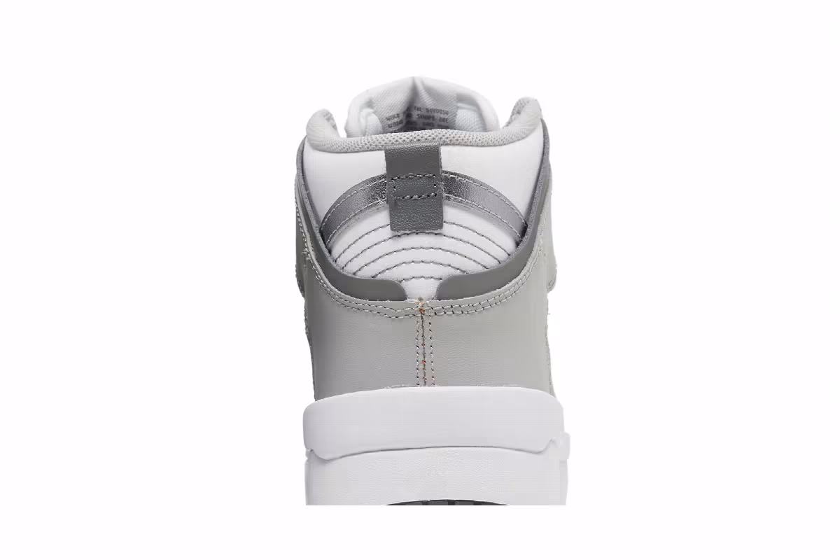 Nike Women's Dunk High Up Light Smoke Grey, view 8
