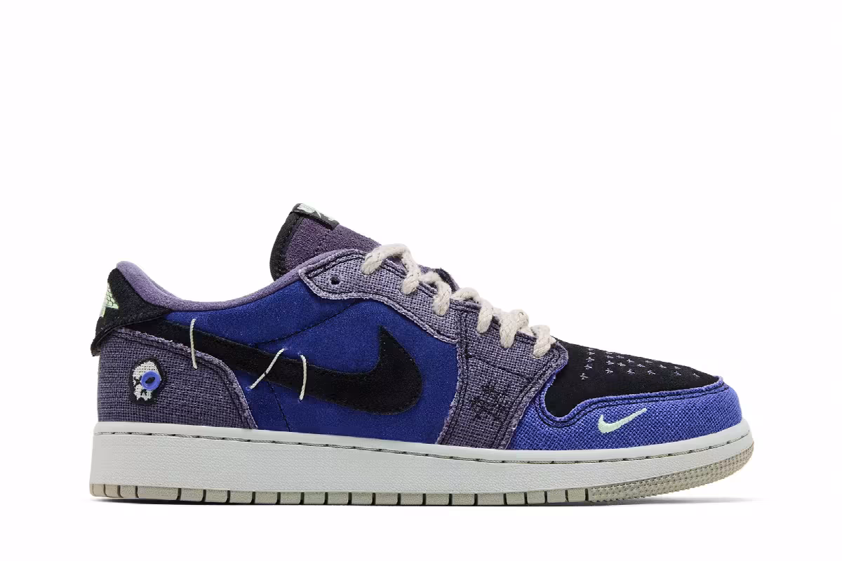 Zion Williamson x Air Jordan 1 Low OG GS Voodoo Alternate, view 2