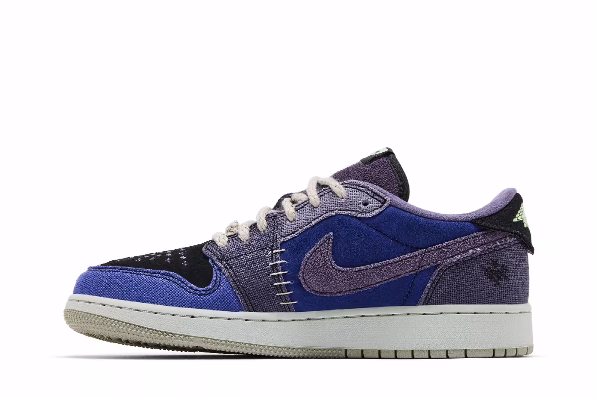 Zion Williamson x Air Jordan 1 Low OG GS Voodoo Alternate, view 4