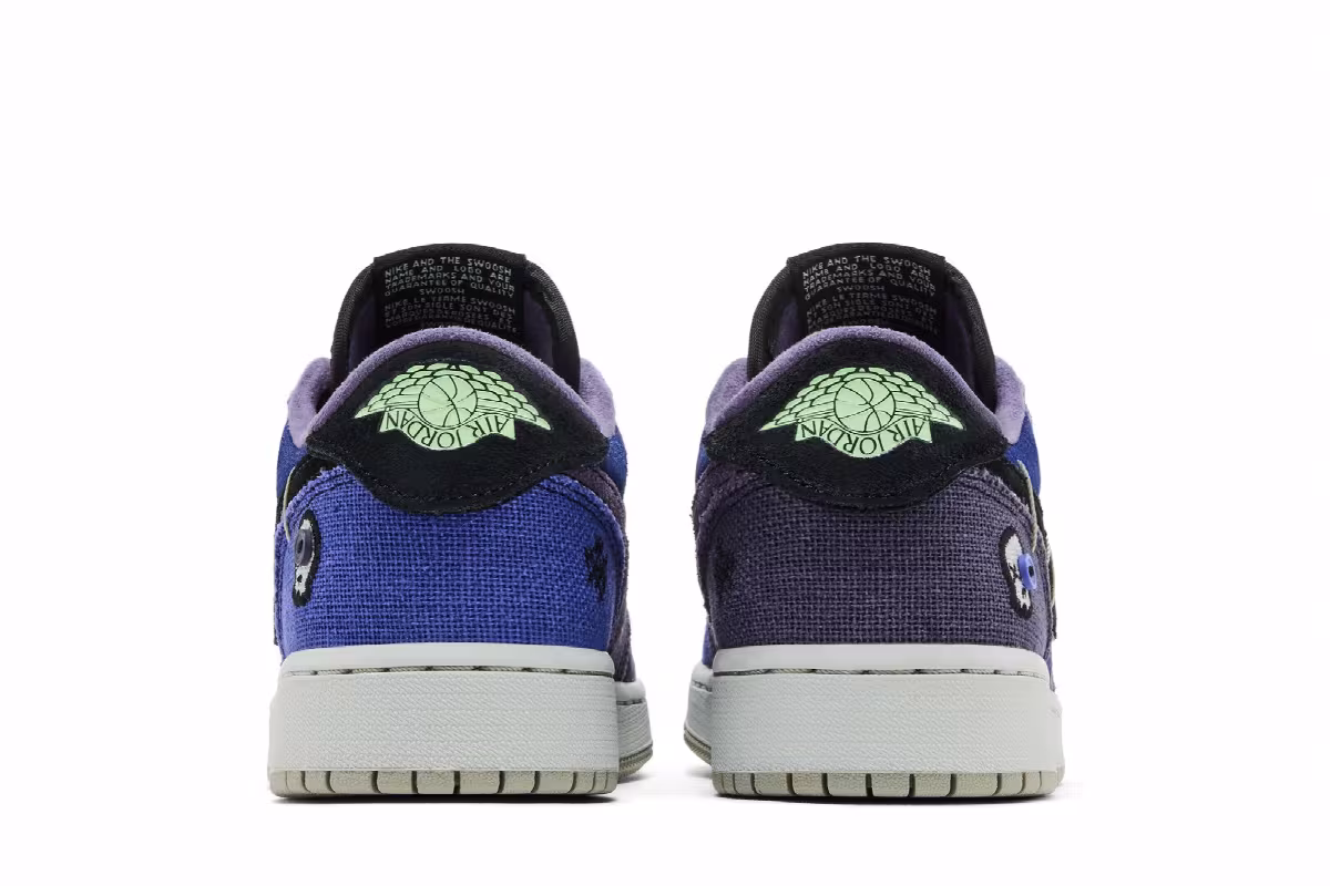 Zion Williamson x Air Jordan 1 Low OG GS Voodoo Alternate, view 7