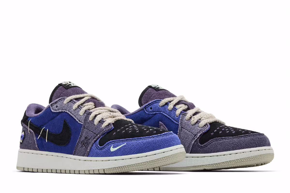 Zion Williamson x Air Jordan 1 Low OG GS Voodoo Alternate, view 9