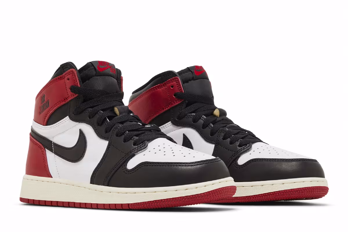 Air Jordan 1 High OG GS Black Toe Reimagined, view 9