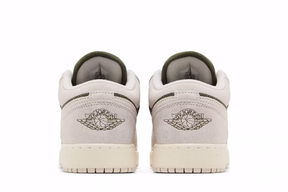 Air Jordan 1 Low SE GS Medium Olive Sail, view 7