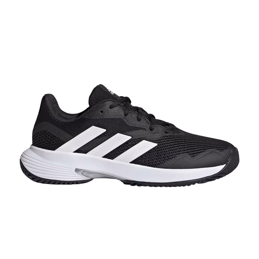 Adidas Women's CourtJam Control Black Silver Metallic