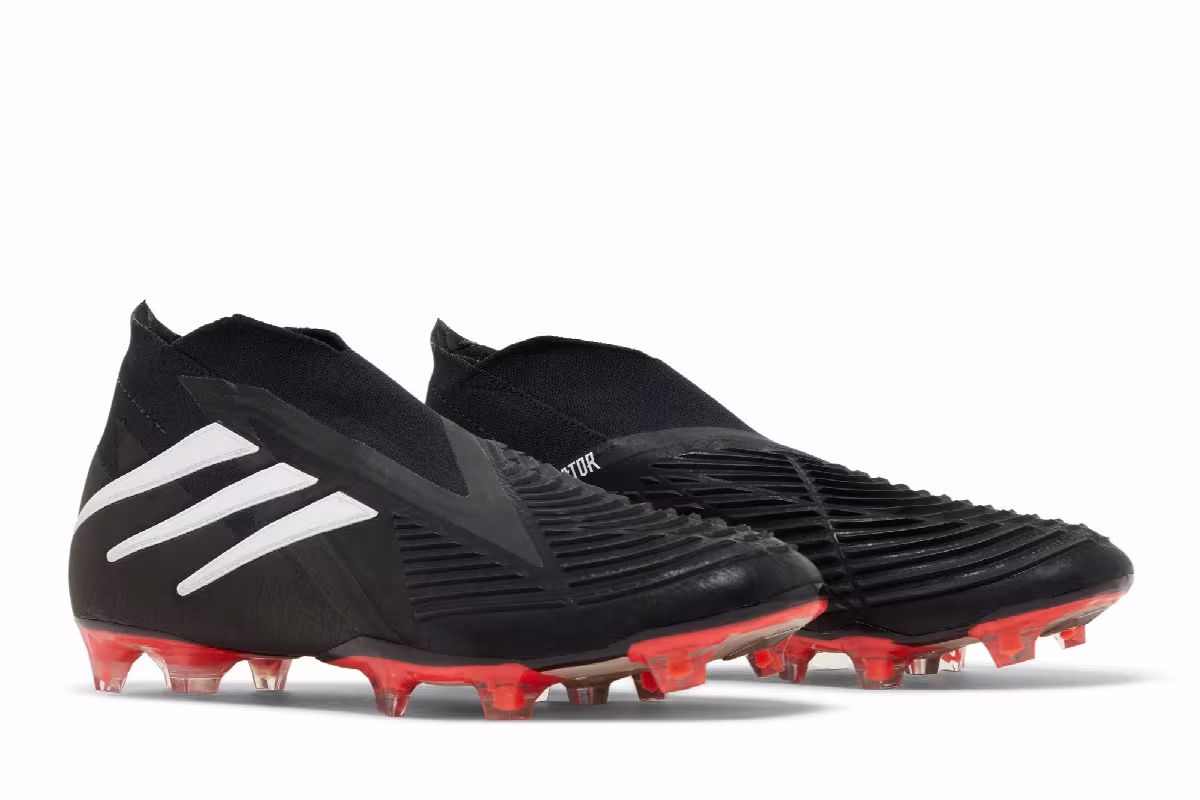 adidas Predator Edge 94+ FG Black Solar Red, view 9