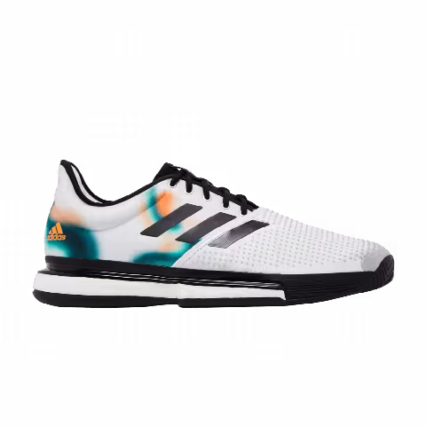 Adidas SoleCourt 'White Black Silver Metallic'