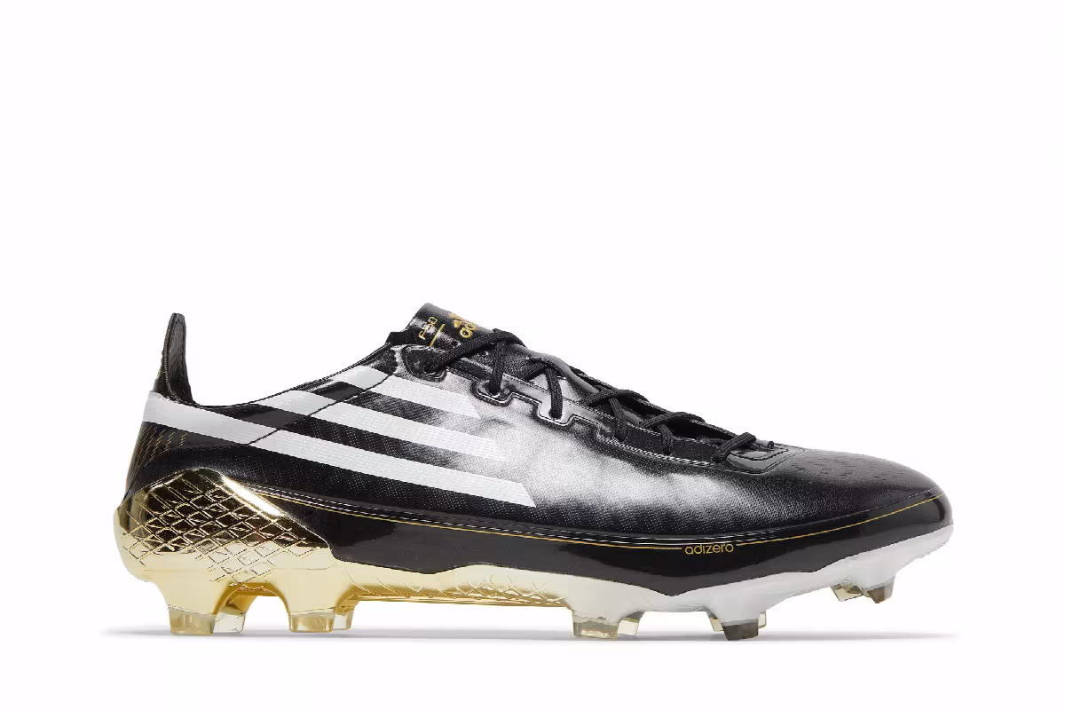 Adidas Adizero F50 Ghosted FG Black Gold Metallic, view 2