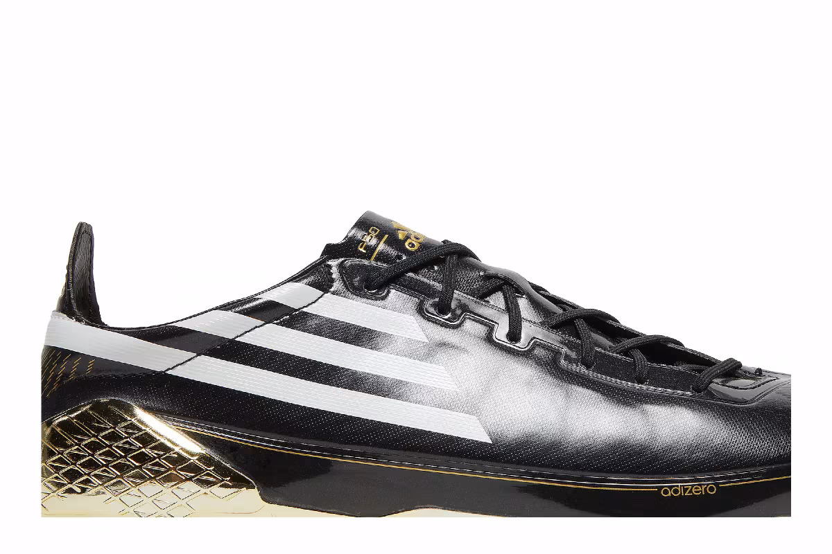 Adidas Adizero F50 Ghosted FG Black Gold Metallic, view 3