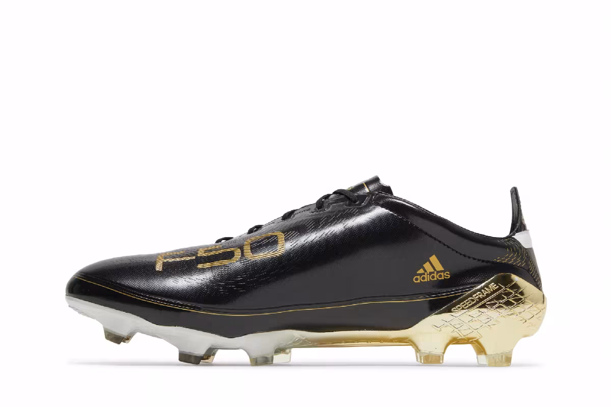 Adidas Adizero F50 Ghosted FG Black Gold Metallic, view 4