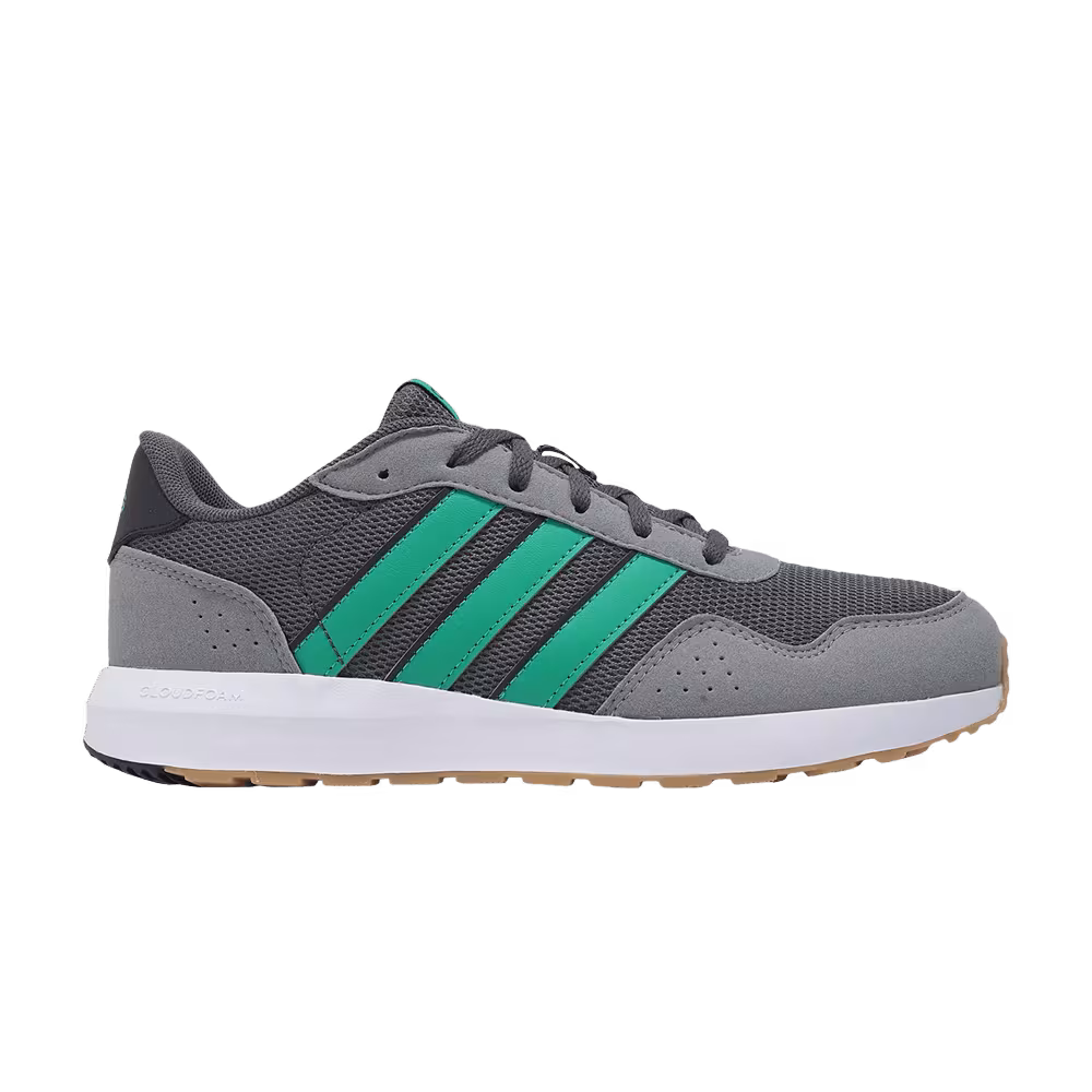 Adidas Run 60s J Grey Court Green