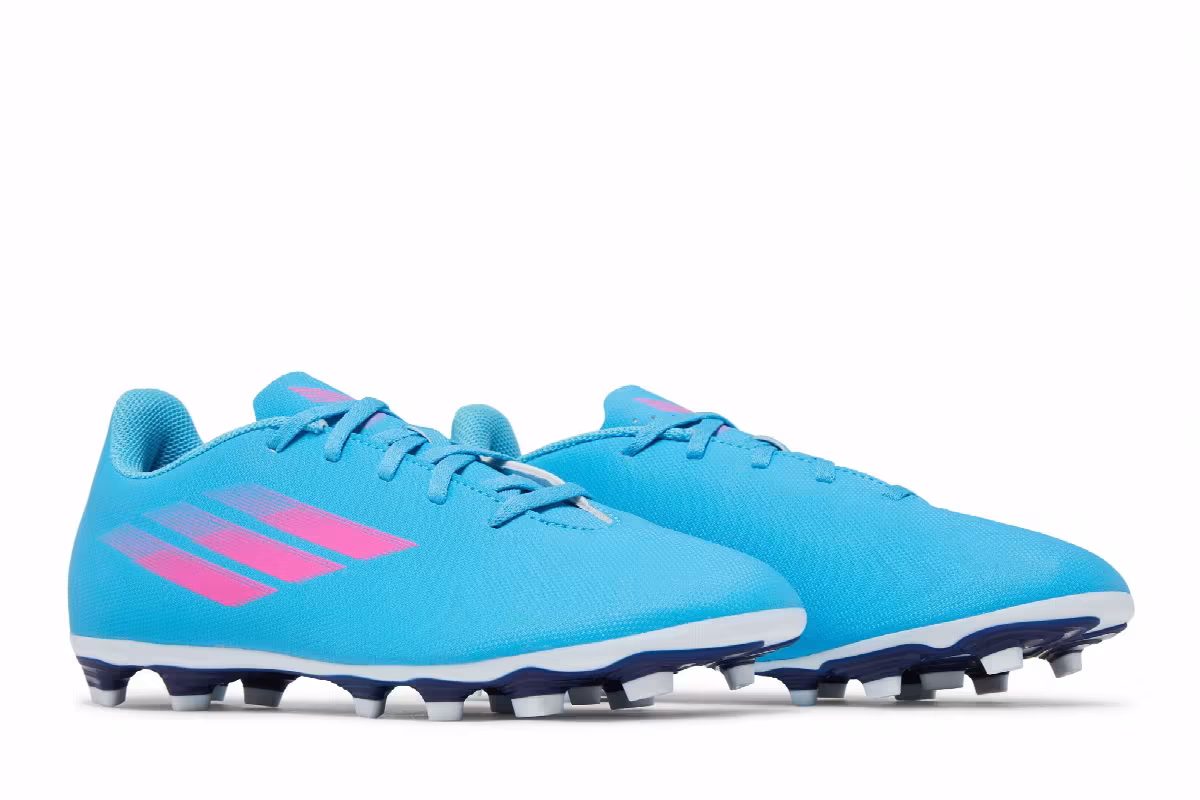 Adidas X Speedflow Messi.4 FG J Sky Rush Team Shock Pink, view 9