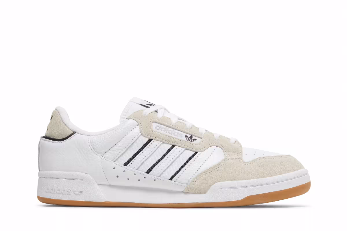 Adidas Continental 80 Stripes Cloud White, view 2