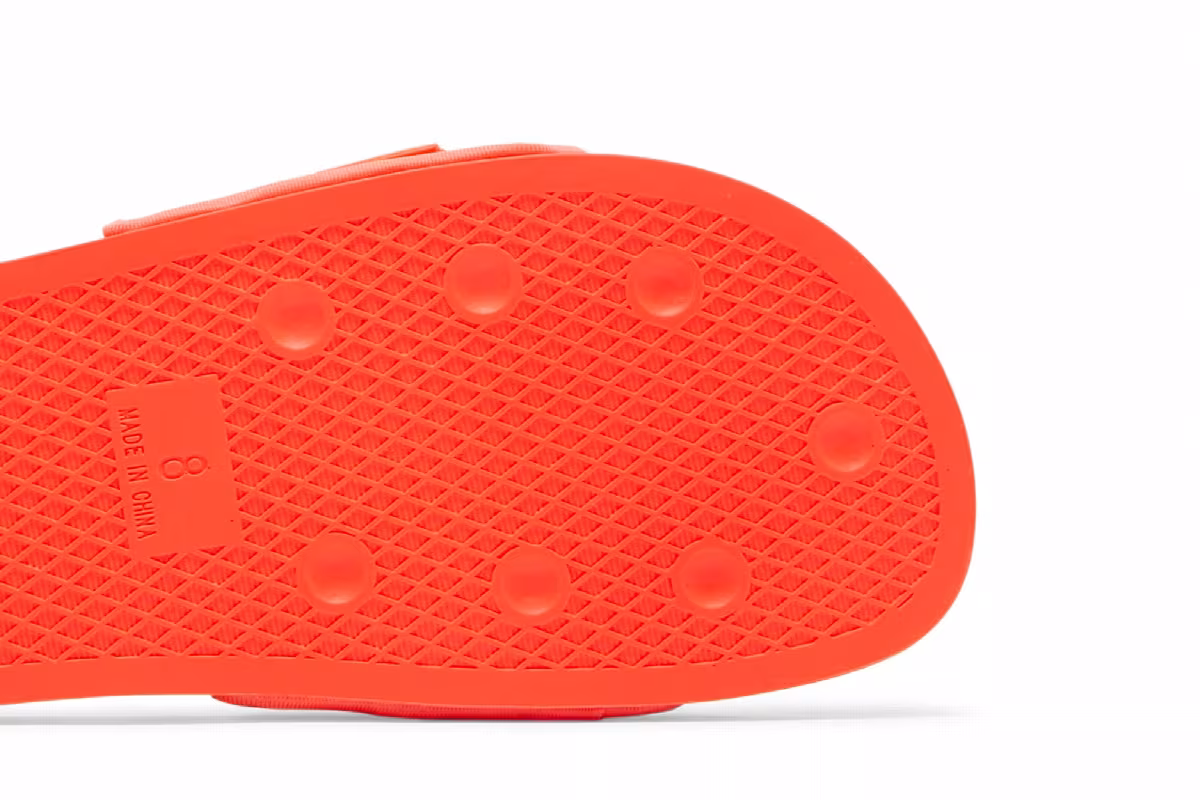 Adidas Women's Pouchylette Slides Paint Drip - Solar Red, view 6