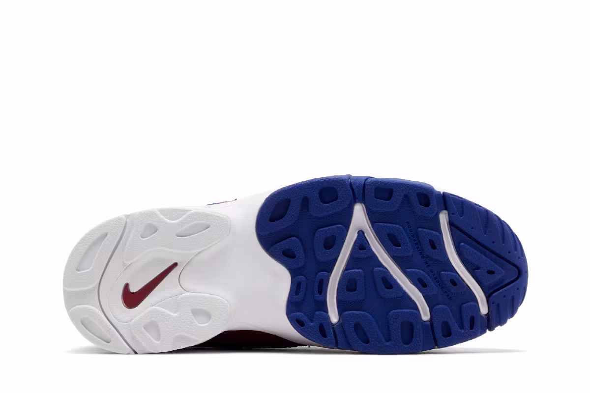adidas Air Speed Turf GS White Rush Blue Red, view 5