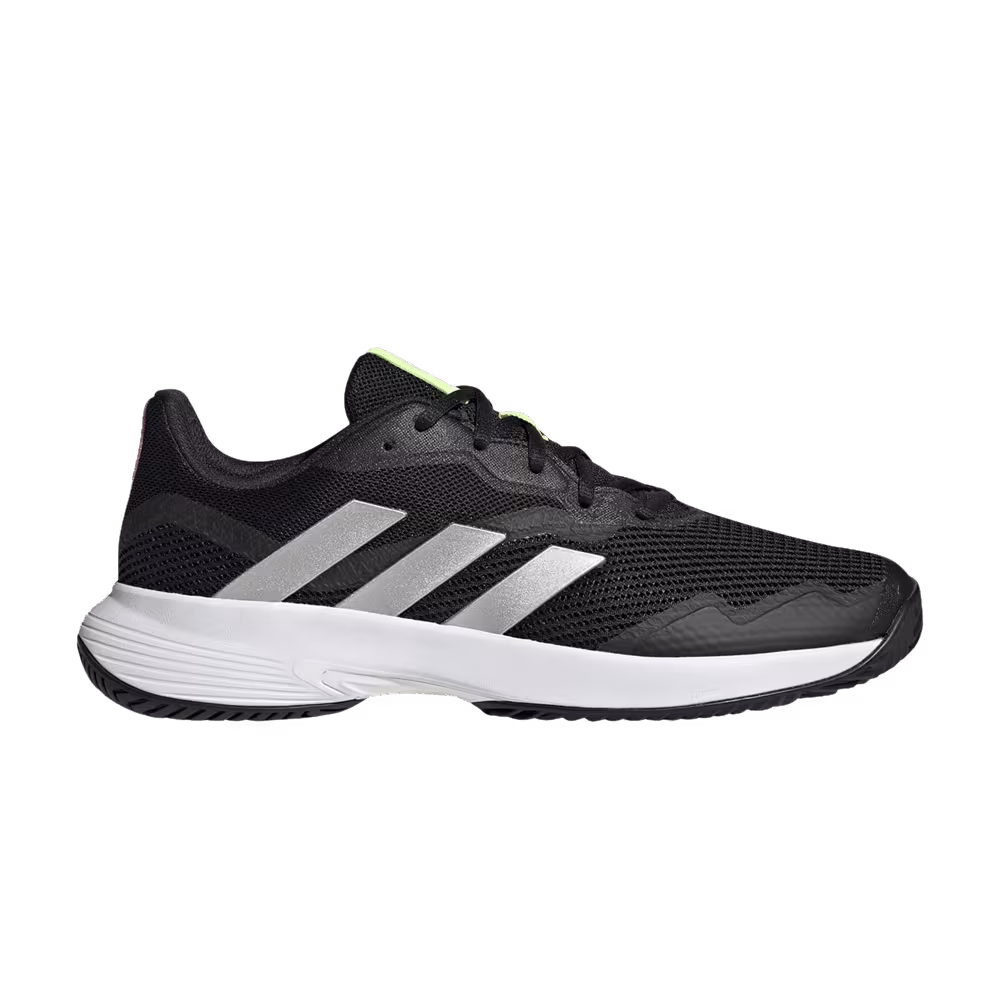 Adidas CourtJam Control Black White Lime