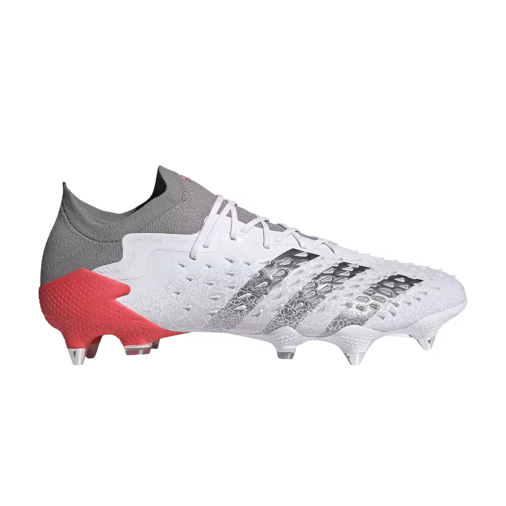 Adidas Predator Freak.1 Low SG Demonskin - White Solar Red