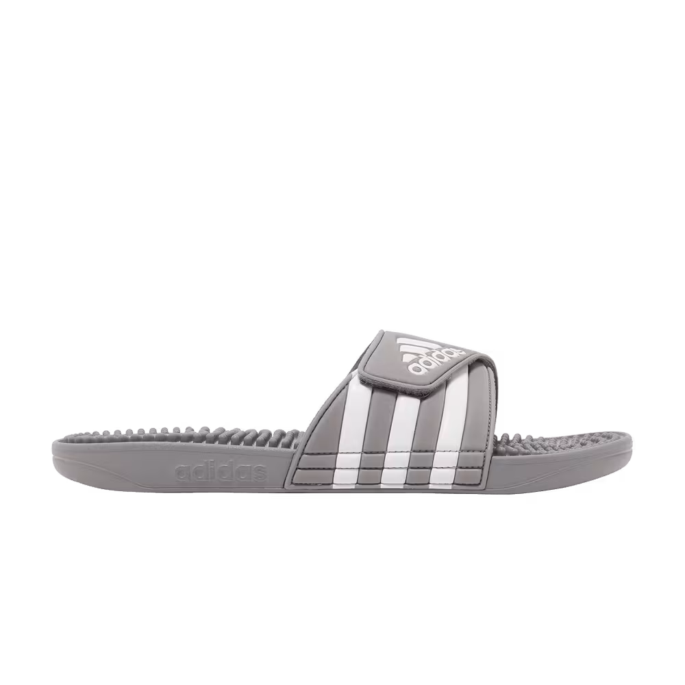 Adidas Adissage Slide Grey White