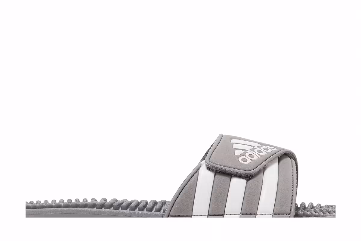 Adidas Adissage Slide Grey White, view 3