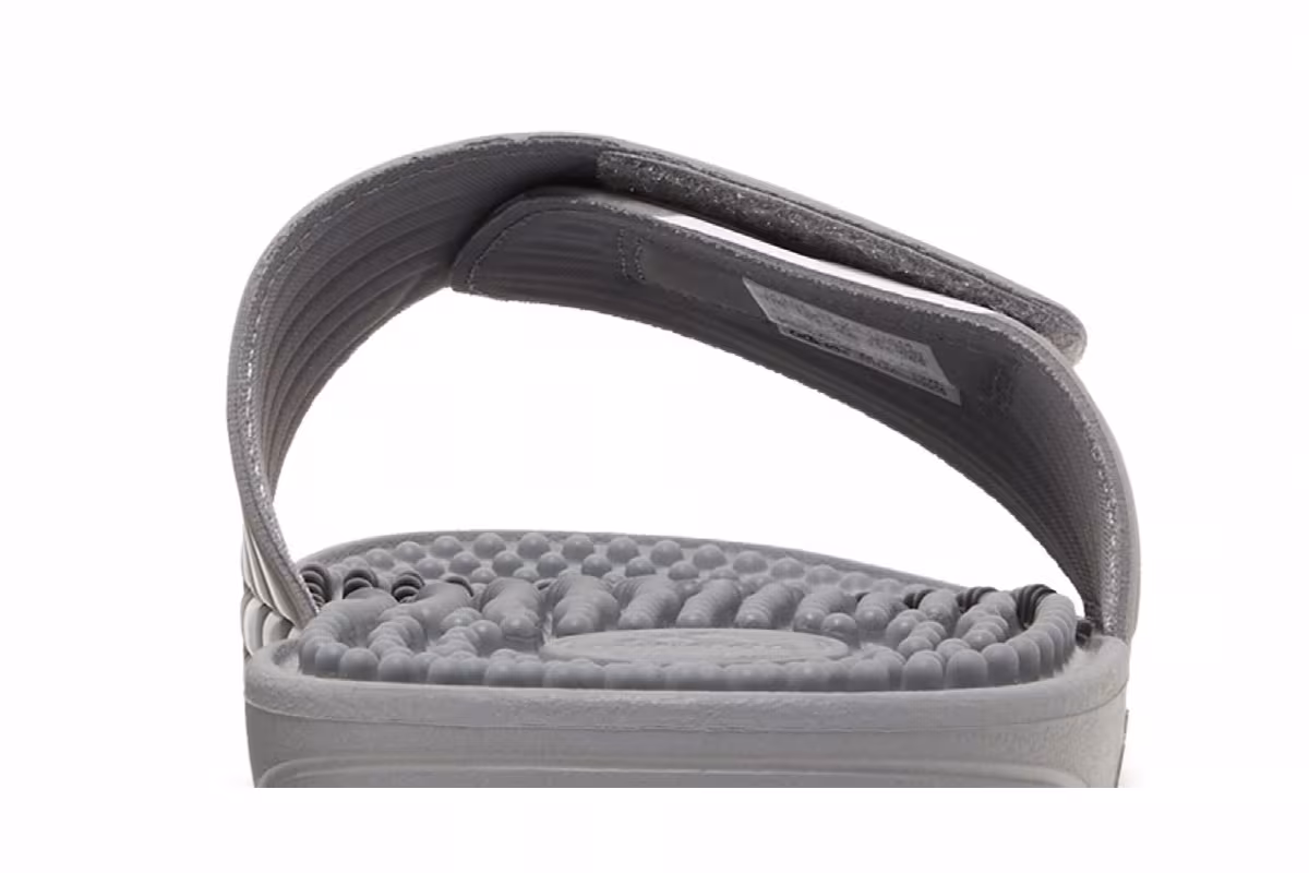 Adidas Adissage Slide Grey White, view 8
