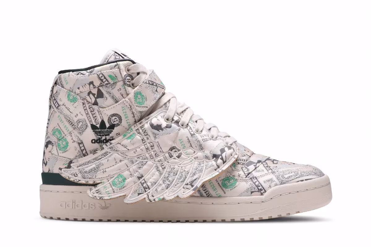 Jeremy Scott x adidas Forum Wings 1.0 Money, view 2