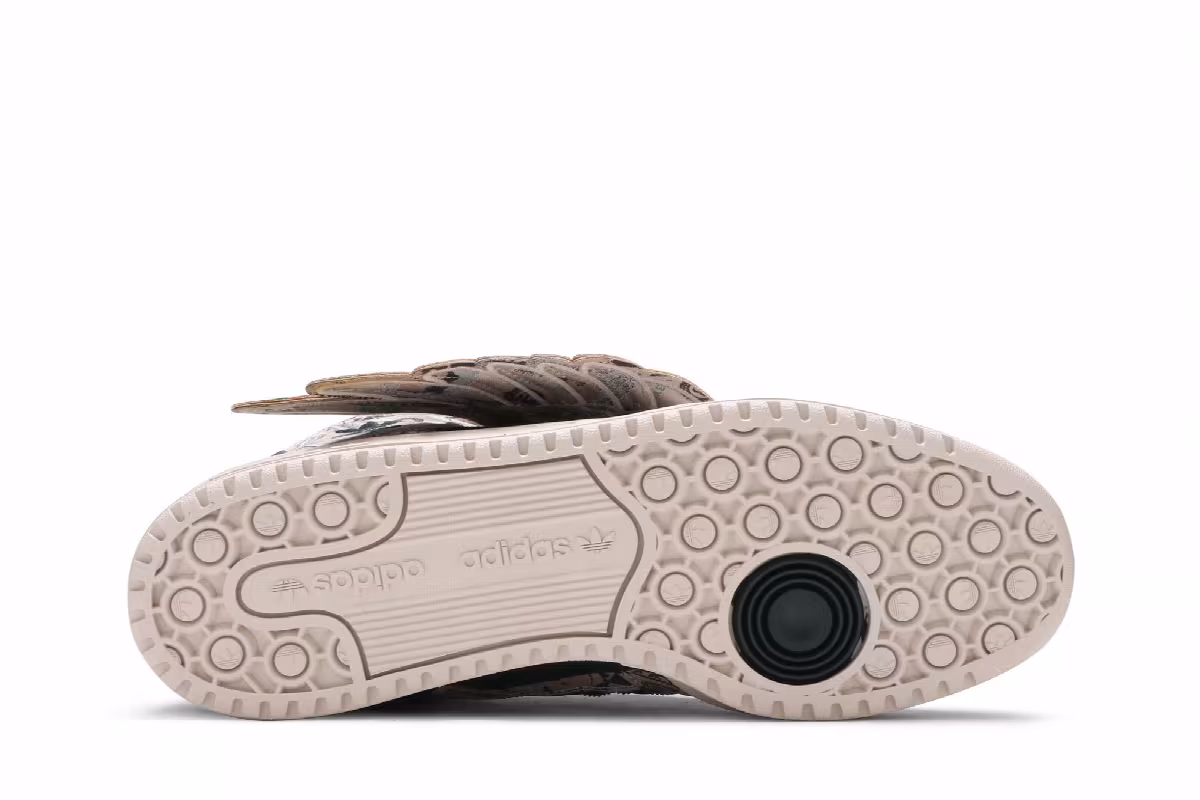 Jeremy Scott x adidas Forum Wings 1.0 Money, view 5