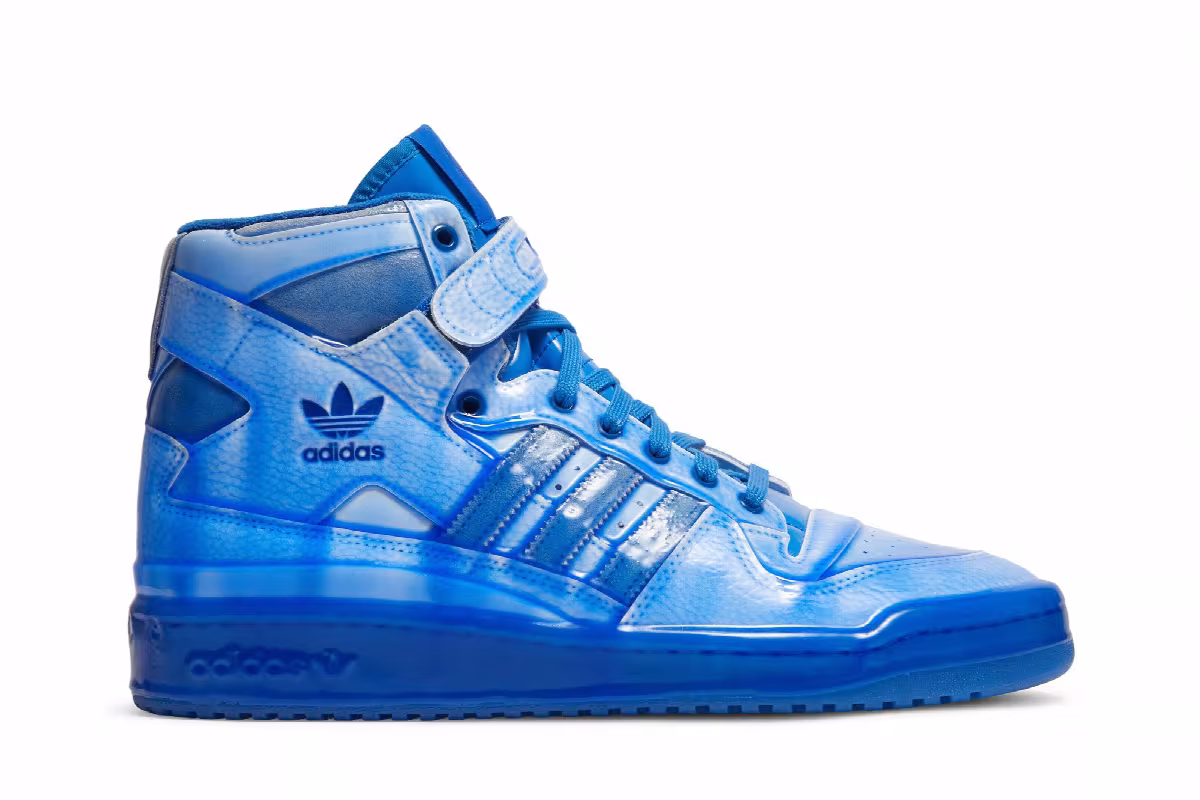 Jeremy Scott x adidas Forum High Dipped - Blue, view 2