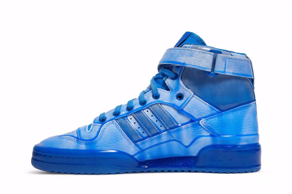 Jeremy Scott x adidas Forum High Dipped - Blue, view 4
