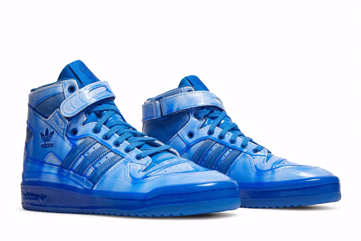 Jeremy Scott x adidas Forum High Dipped - Blue, view 9