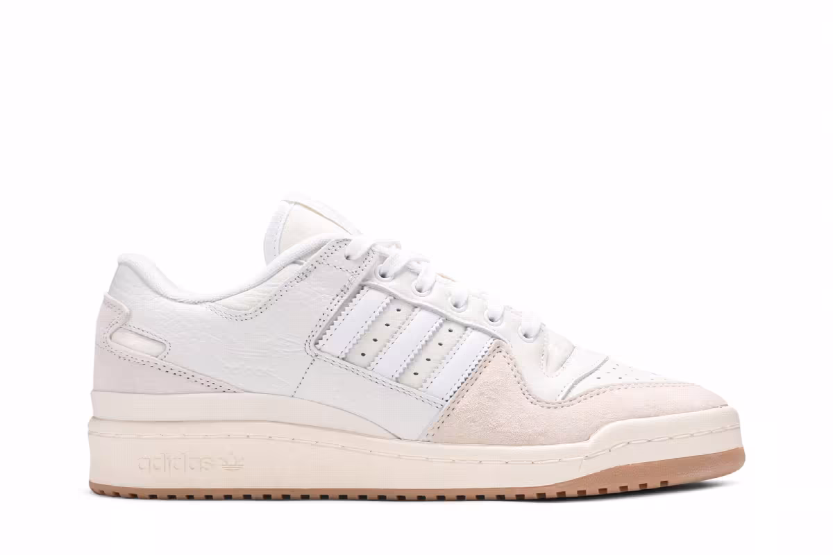 adidas Men's Forum 84 Low ADV White Gum, view 2
