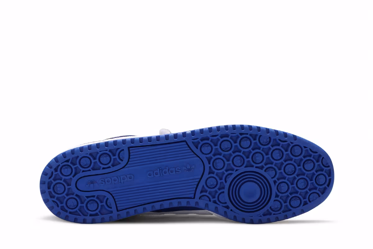 adidas Forum Mid White Royal Blue, view 5