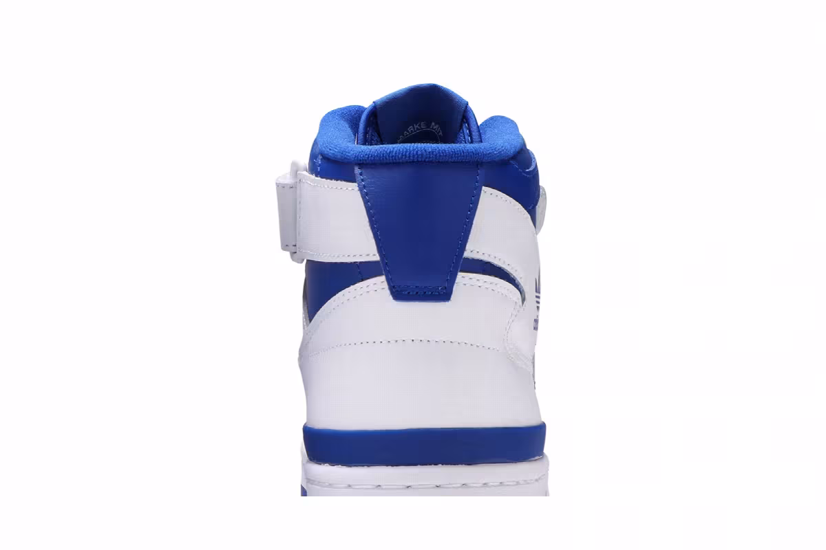 adidas Forum Mid White Royal Blue, view 8