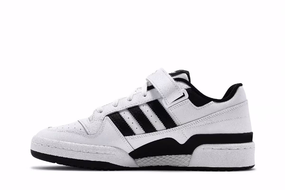 adidas Forum Low White Black, view 4