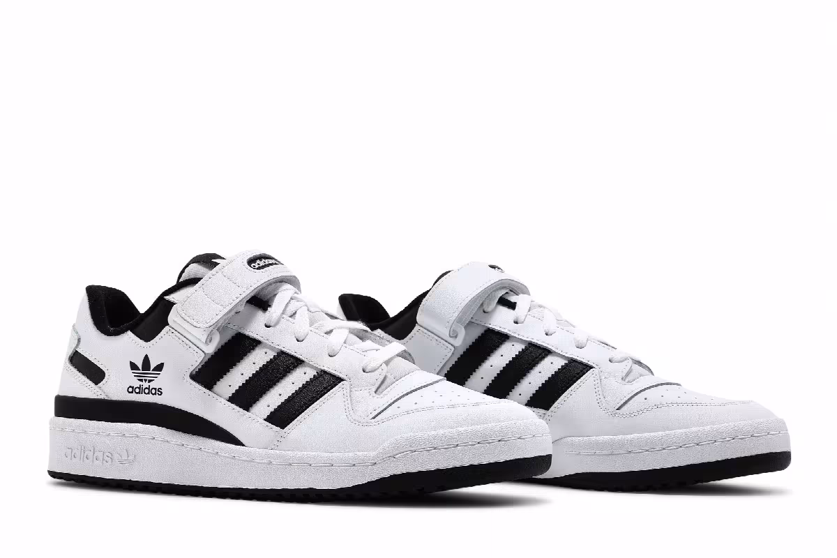 adidas Forum Low White Black, view 9
