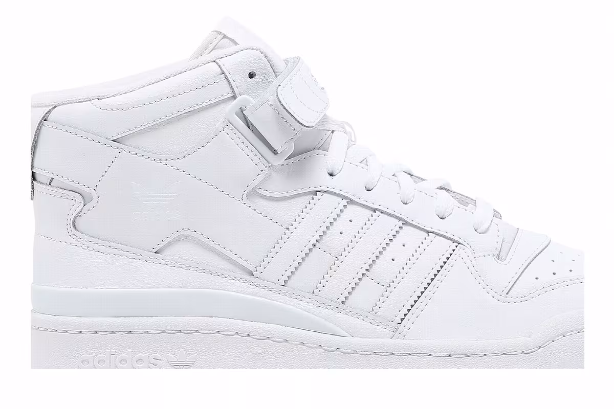 adidas Forum Mid Triple White, view 3