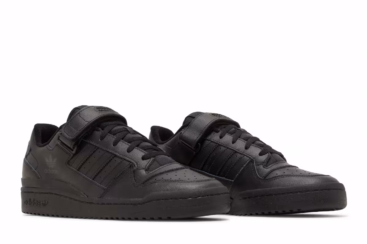 adidas Forum Low Triple Black, view 9