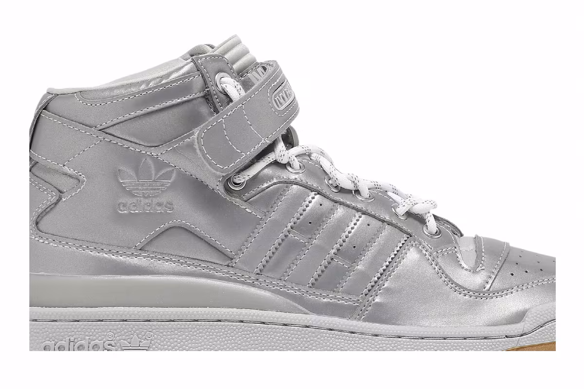 Ivy Park x adidas Forum Mid Icy Park - Silver Metallic, view 3