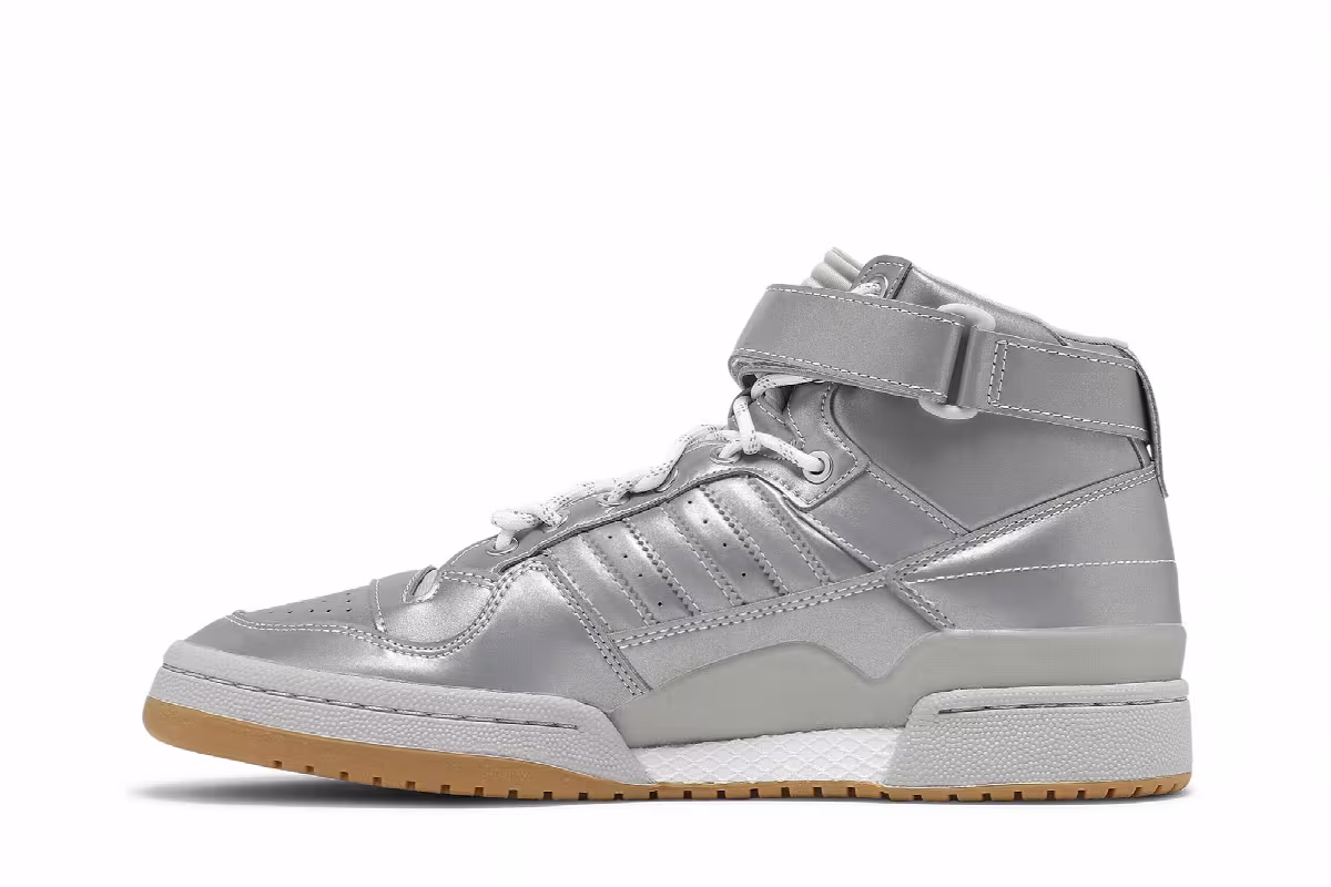 Ivy Park x adidas Forum Mid Icy Park - Silver Metallic, view 4