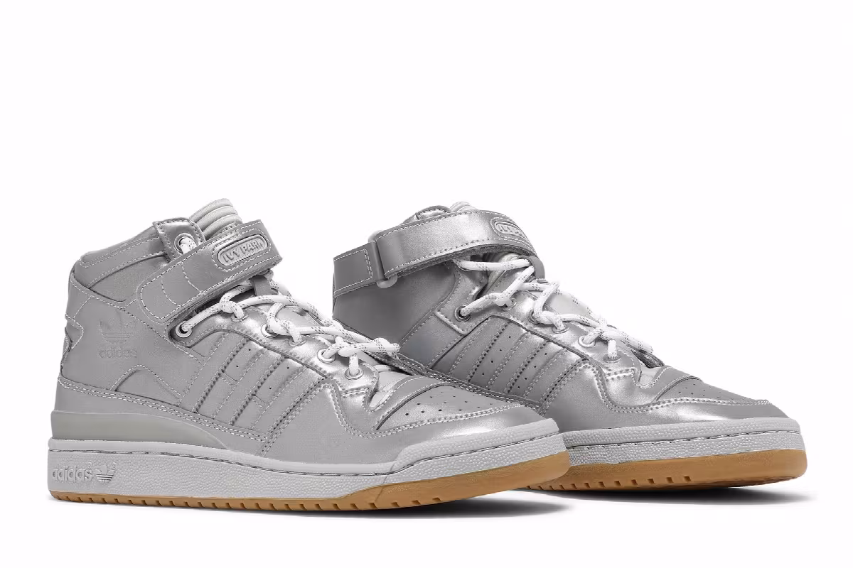 Ivy Park x adidas Forum Mid Icy Park - Silver Metallic, view 9