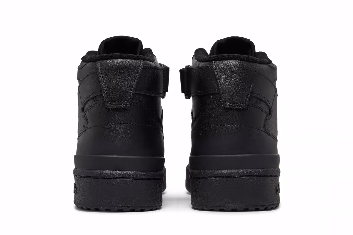 adidas Forum Mid Triple Black, view 7