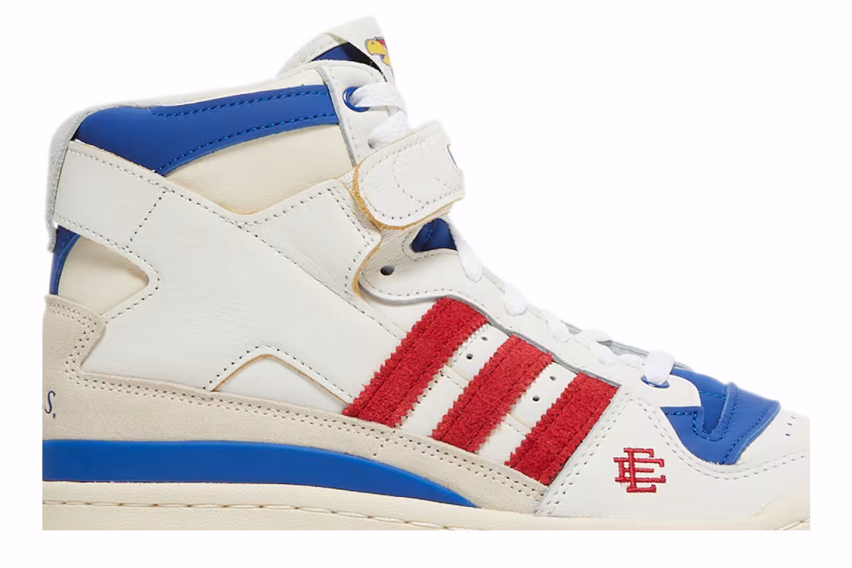 Eric Emanuel x Midnight Madness x adidas Forum 84 High Kansas Jayhawks, view 3