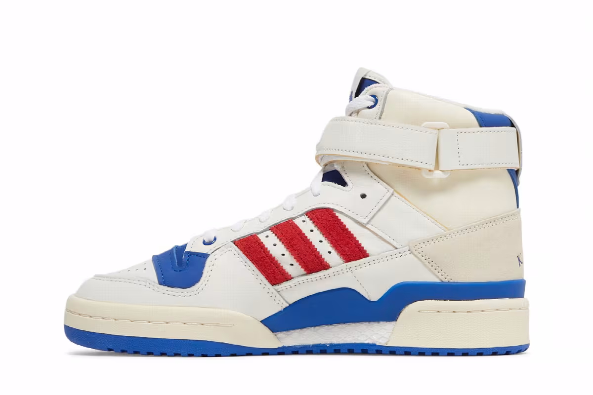 Eric Emanuel x Midnight Madness x adidas Forum 84 High Kansas Jayhawks, view 4