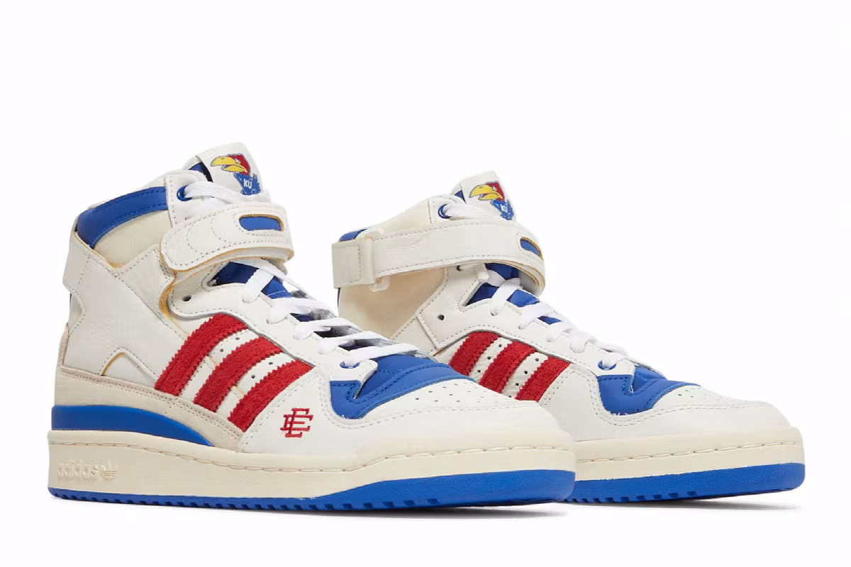 Eric Emanuel x Midnight Madness x adidas Forum 84 High Kansas Jayhawks, view 9
