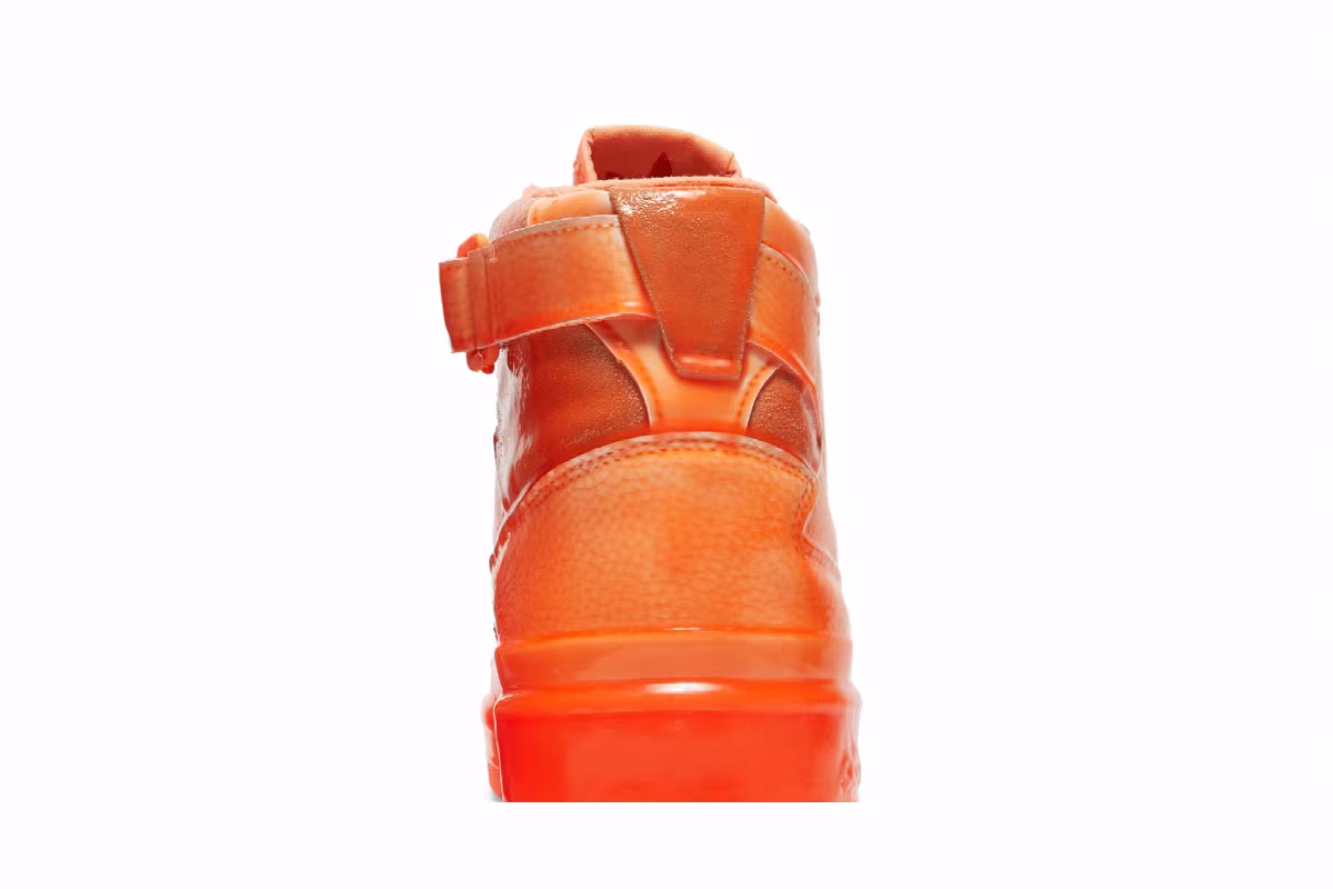 Jeremy Scott x adidas Forum High Dipped - Signal Orange, view 8