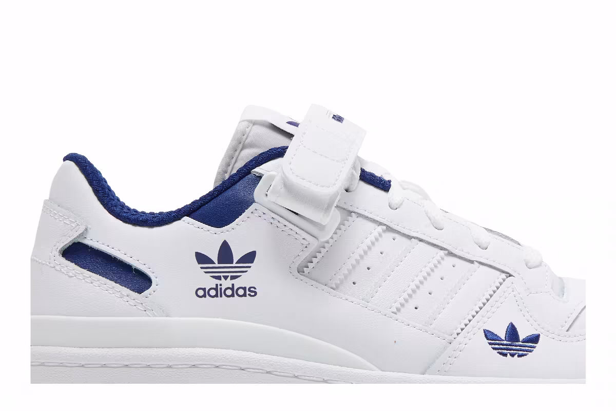 Adidas Forum Low White Victory Blue, view 3
