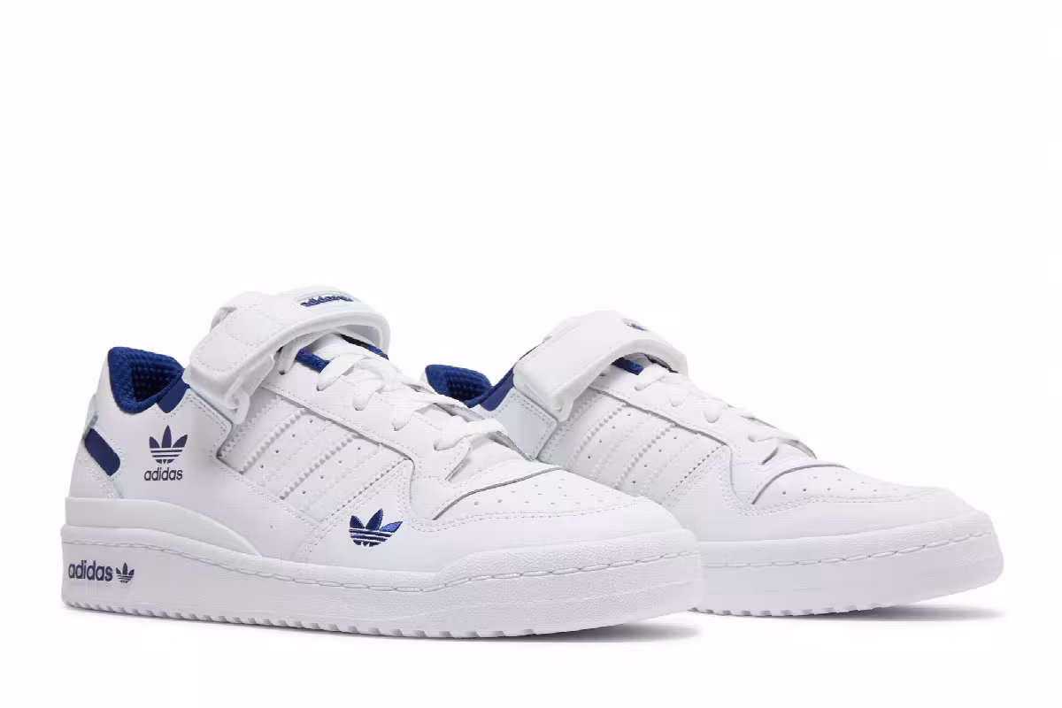 Adidas Forum Low White Victory Blue, view 9