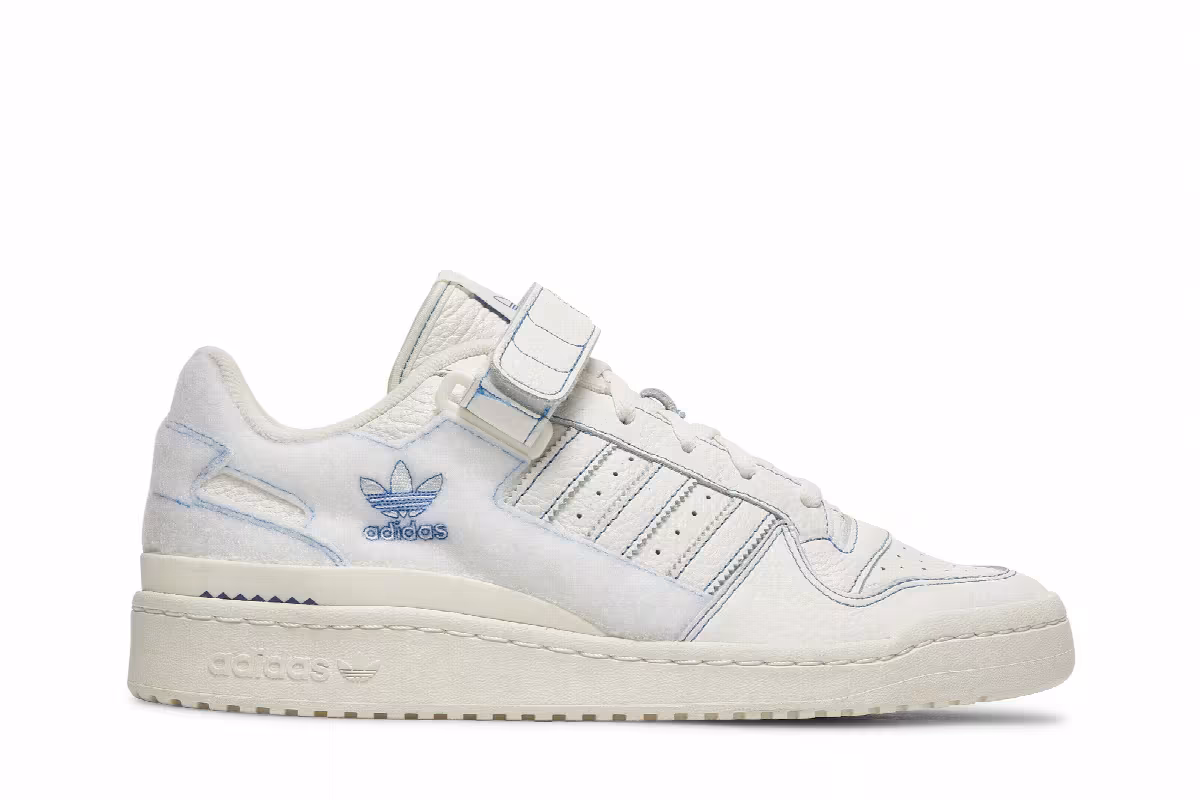 adidas Forum Low Off White Blue Bird, view 2