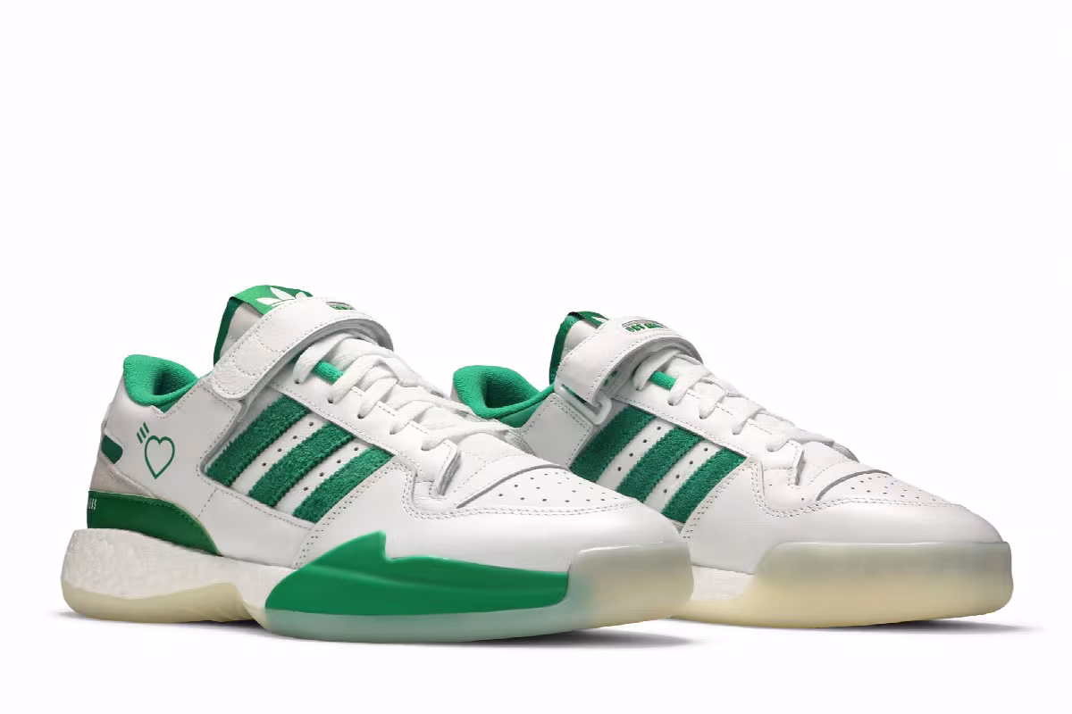 Human Made x adidas Forum Low Green, view 9
