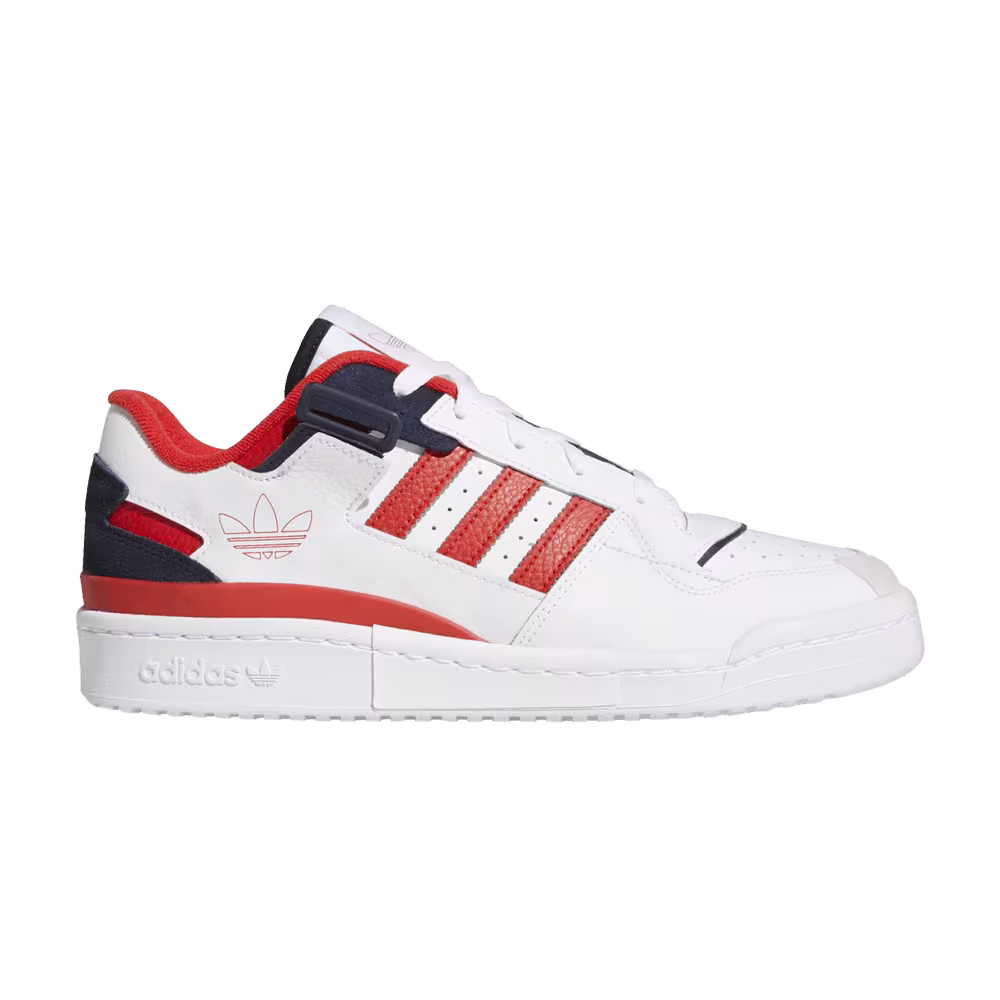 Adidas Forum Exhibit Low Cloud White Red