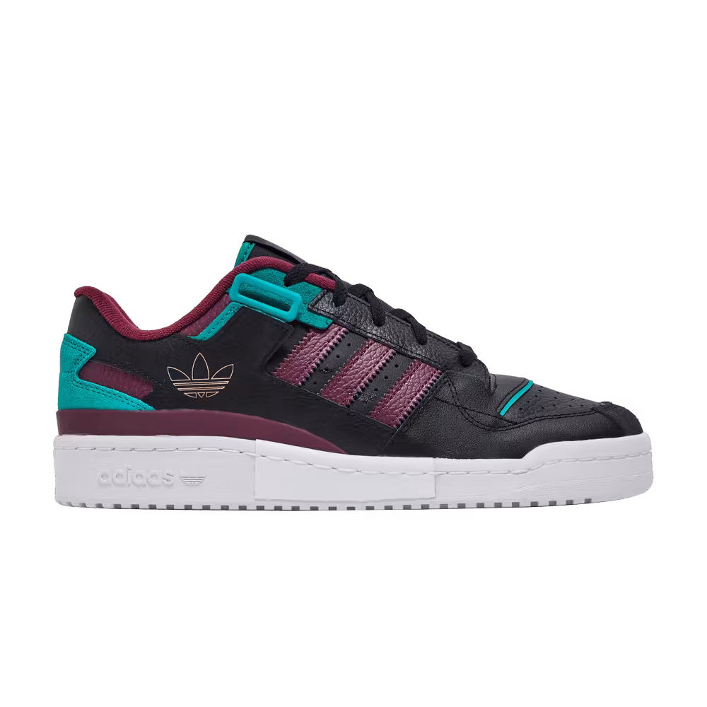 Adidas Forum Exhibit Low Black Victory Crimson